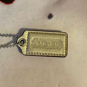 Coach Handtag Silver EUC